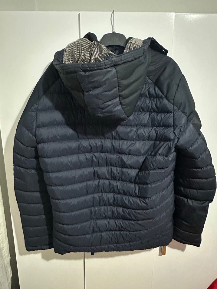 Columbia Marka Lacivert Erkek Şişme Mont, Fermuarlı, - Görsel 2