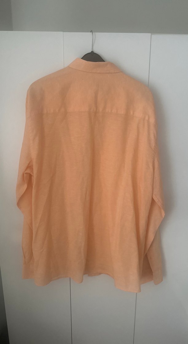 Turunju Erkek Keten Gömlek Uzun Kollu Hiç giyilmedi - Görsel 2