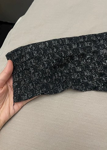 Gri Örgü Kadın Kazak, Uzun Kollu, Salaş Kesim - Görsel 2