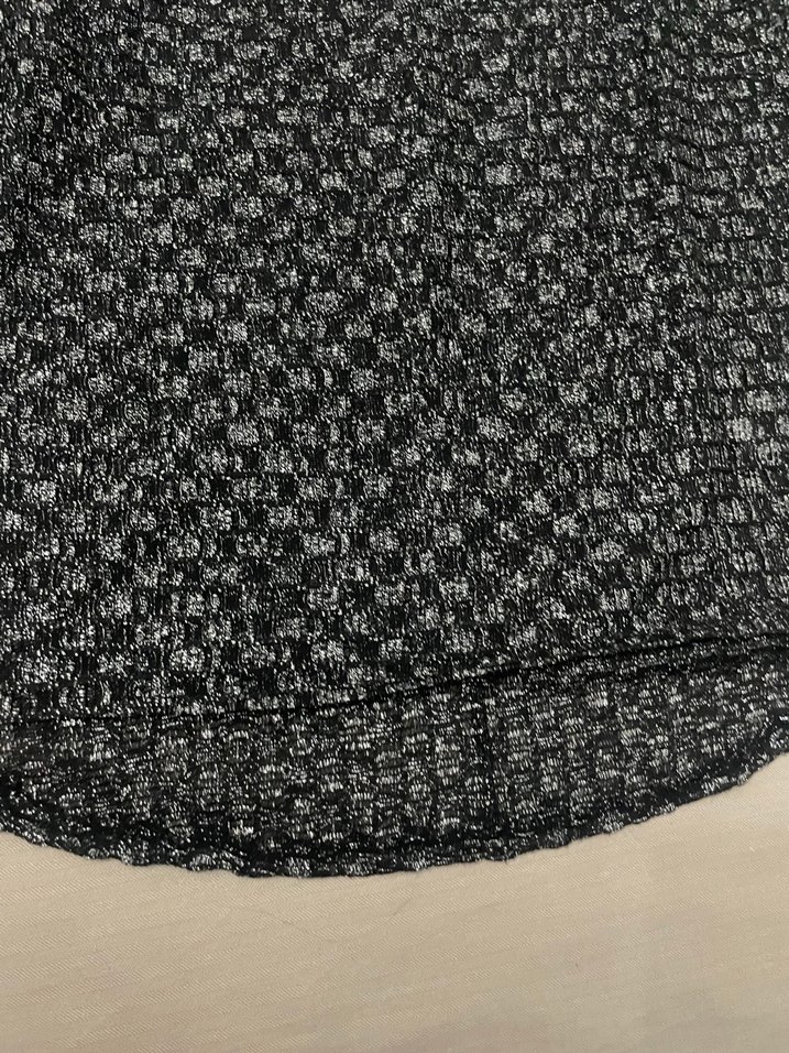 Gri Örgü Kadın Kazak, Uzun Kollu, Salaş Kesim - Görsel 4