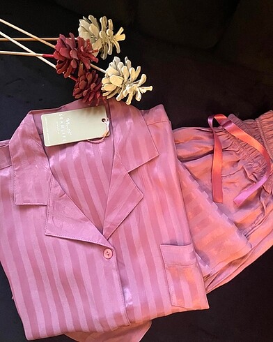 Seamlife Gül kurusu pijama takımı