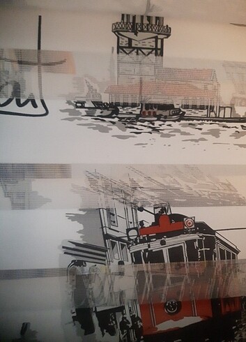 Beden Desenli zebra store perde