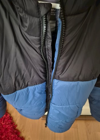 Erkek Çocuk Kapüşonlu Kapitone Mont - Görsel 3