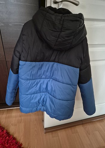 Erkek Çocuk Kapüşonlu Kapitone Mont - Görsel 2