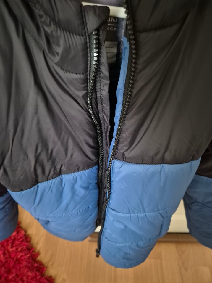 Erkek Çocuk Kapüşonlu Kapitone Mont - Görsel 3