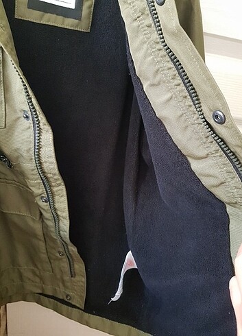 8 Yaş Beden haki Renk Erkek çocuk mont