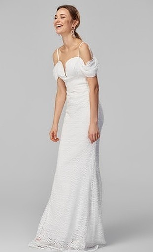 40 Beden milla beyaz elbise