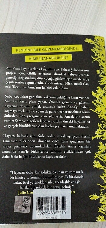 Beden amnezi serisi