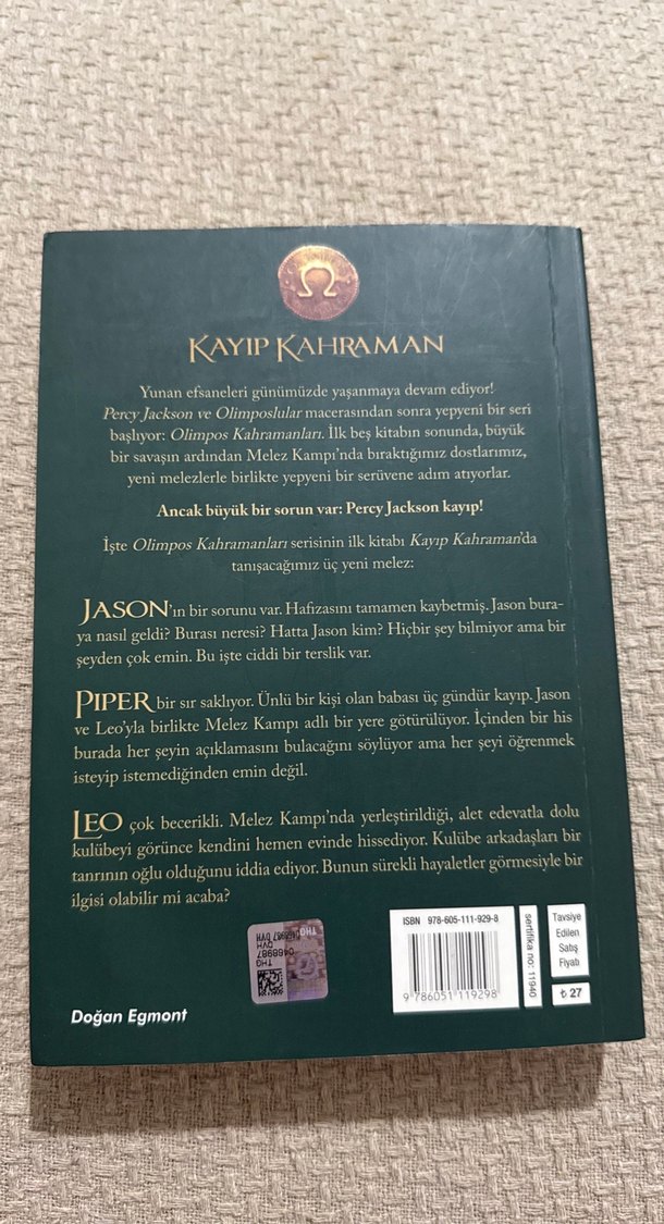 Kayıp Kahraman - Rick Riordan - Görsel 4