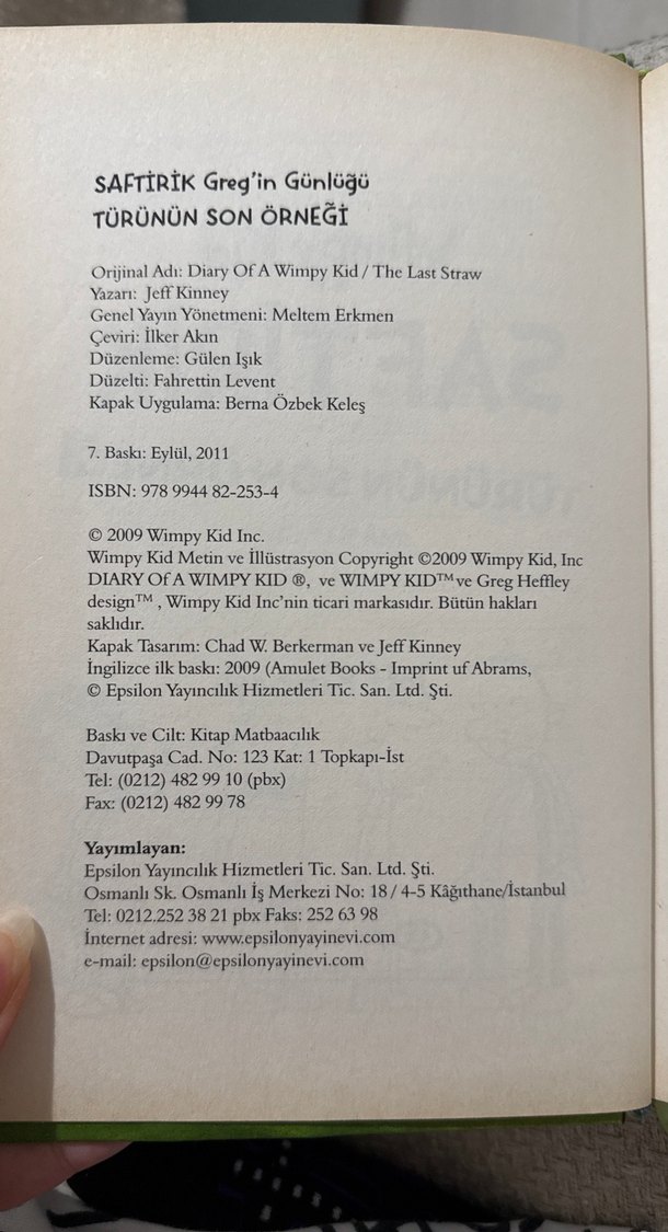 Saftirik Greg'in Günlüğü - Türünün Son Örneği - Görsel 2