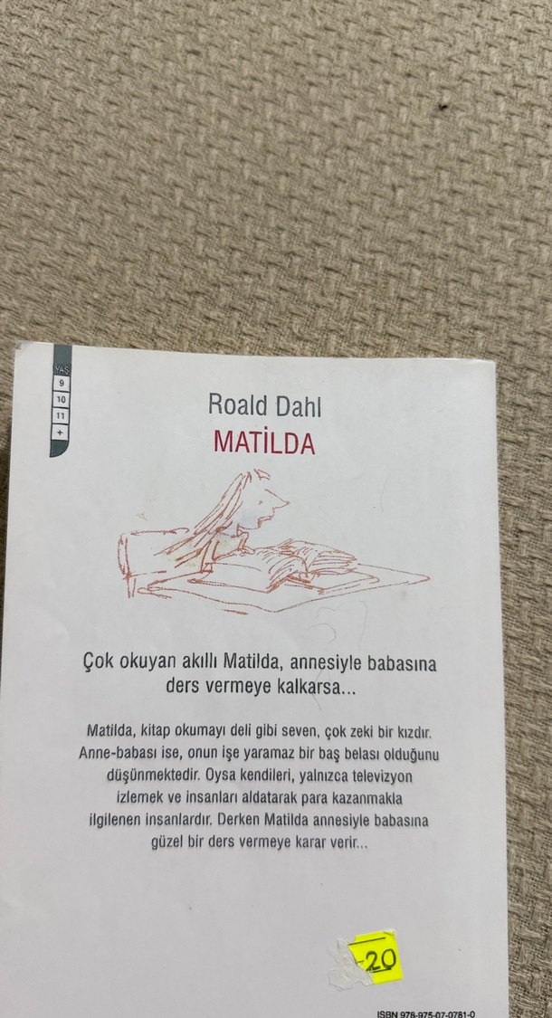 Roald Dahl Matilda Çocuk Kitabı - Görsel 4