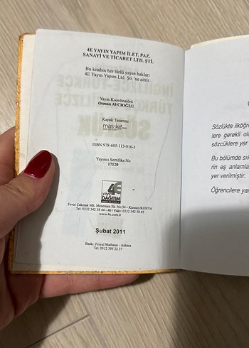 Karatay İngilizce-Türkçe Sözlük - Görsel 2