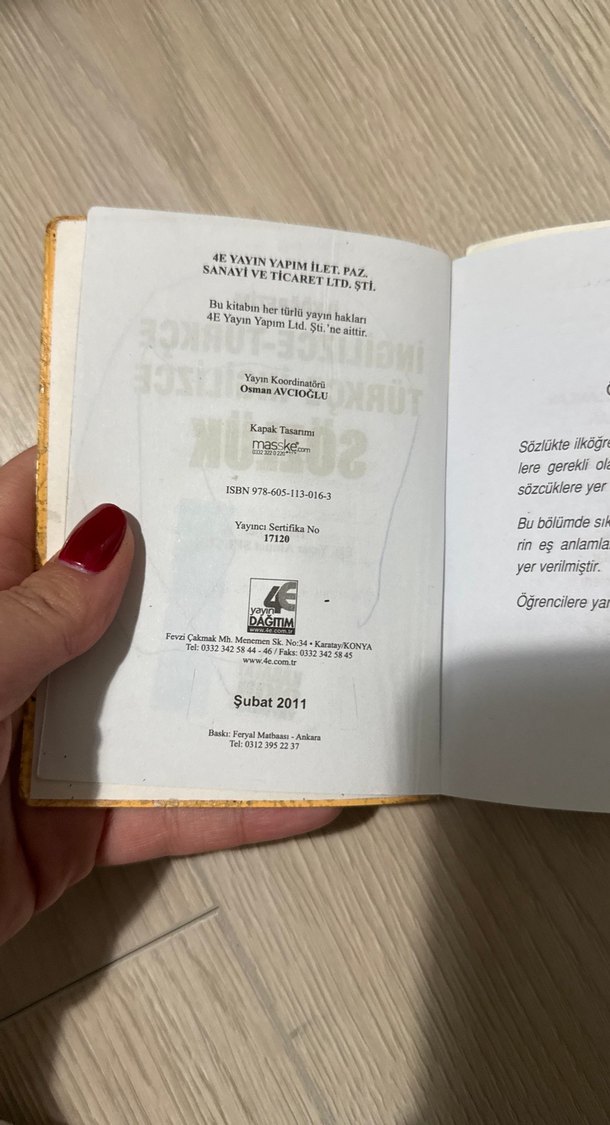 Karatay İngilizce-Türkçe Sözlük - Görsel 2