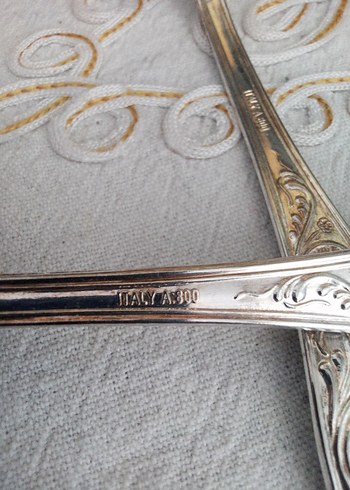 Gri Desenli 4 Parça Kaşık Seti - Görsel 5