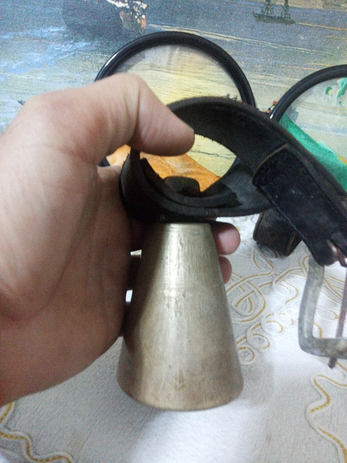 çan pirinç antika - Görsel 4