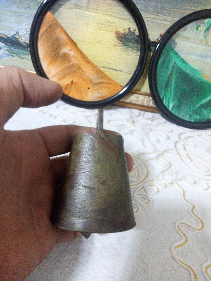 Çan pirinç antika - Görsel 5