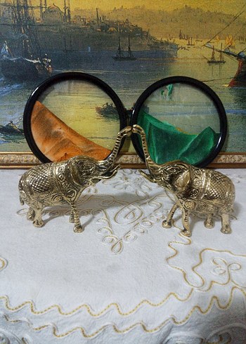 Parlak Camel Fil Biblo Seti - Görsel 7