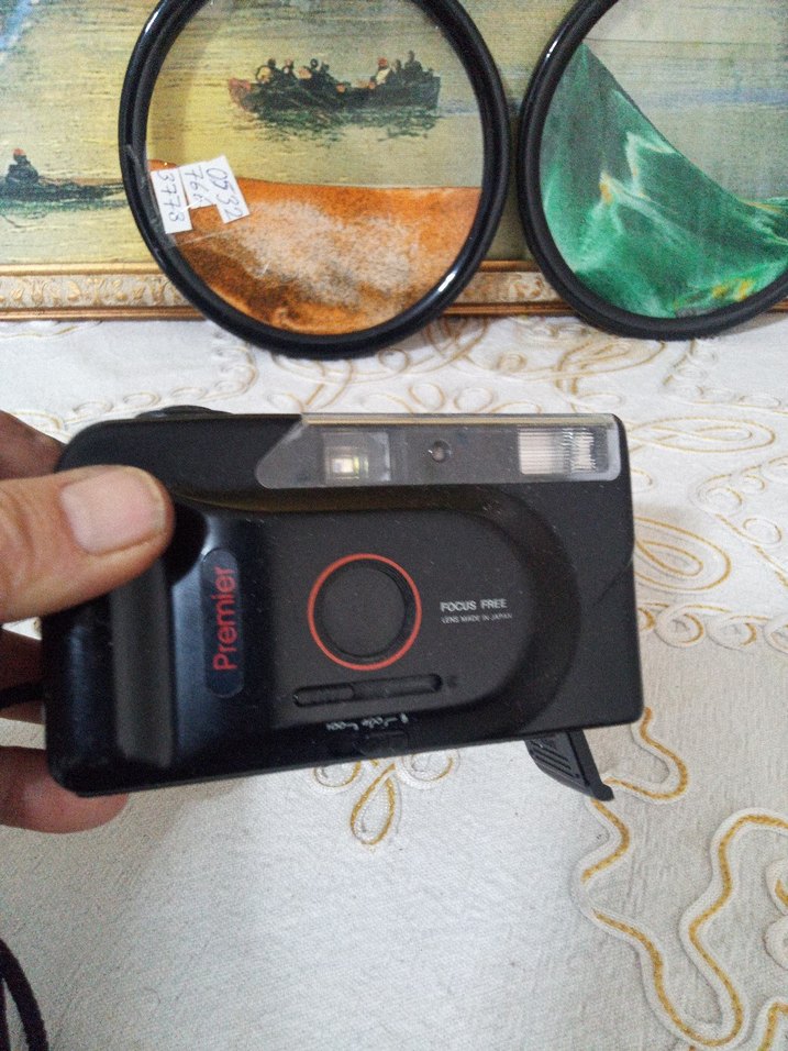 Siyah Pioneer Focus Free Film Kamera - Görsel 5