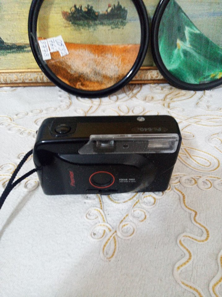 Siyah Pioneer Focus Free Film Kamera - Görsel 2