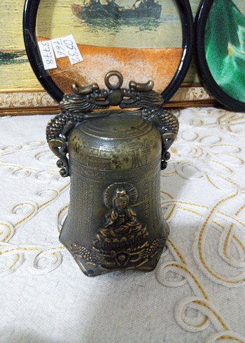 Altın Renkli Parlak Ejderha Figürlü Çan - Görsel 3