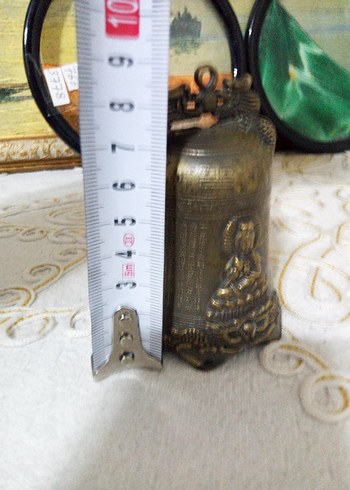 Altın Renkli Parlak Ejderha Figürlü Çan - Görsel 6