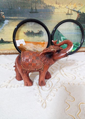 Renkli Kamış Fil Figürün - Görsel 2