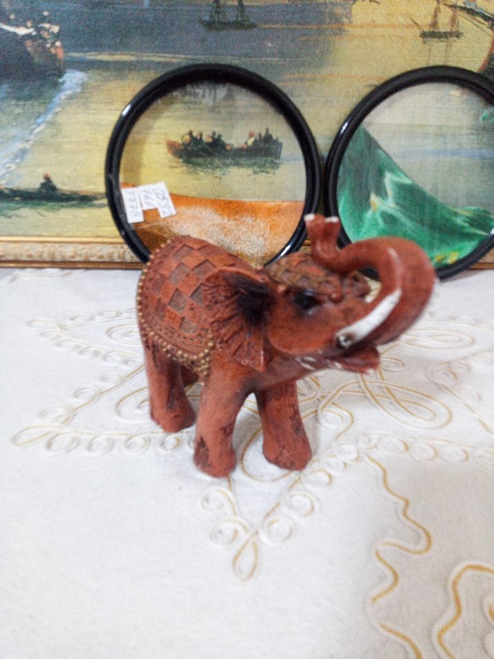 Renkli Kamış Fil Figürün - Görsel 4