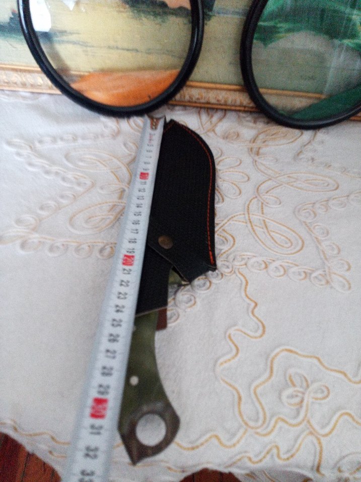 Yeşil Saplı Bıçak ve Kılıfı - Görsel 4