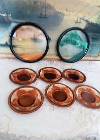 Bakır çay tabağı - Görsel 3