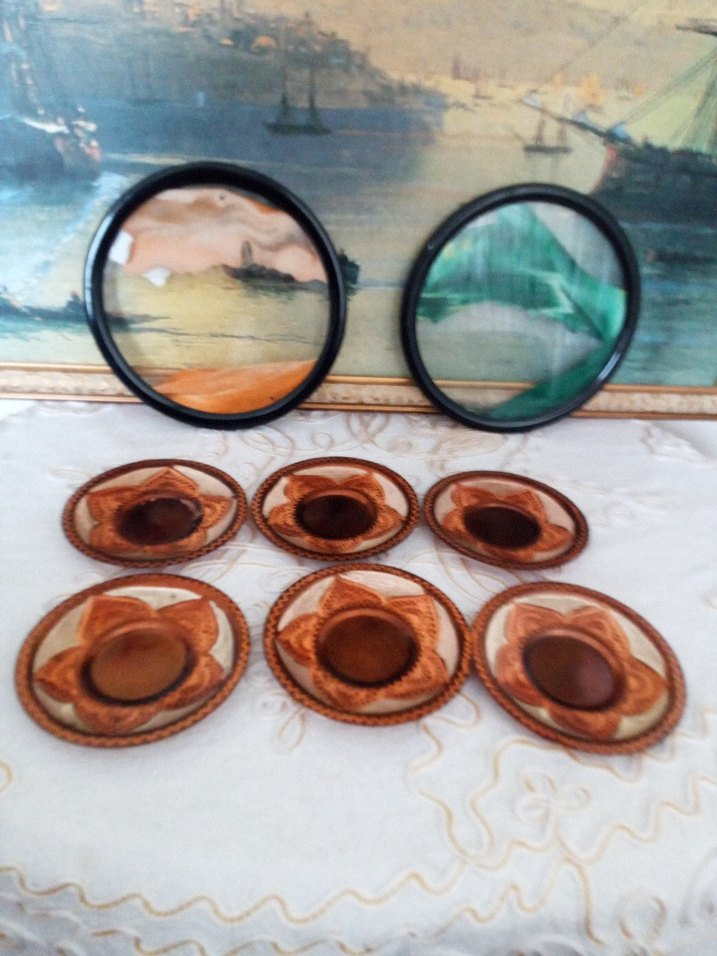 Bakır çay tabağı - Görsel 2