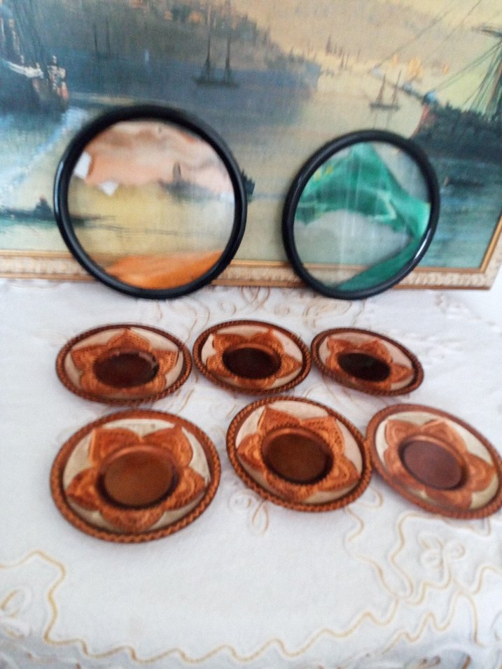 Bakır çay tabağı - Görsel 3