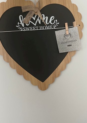 Kalp Şeklinde Ahşap Ev Dekoru - Görsel 2