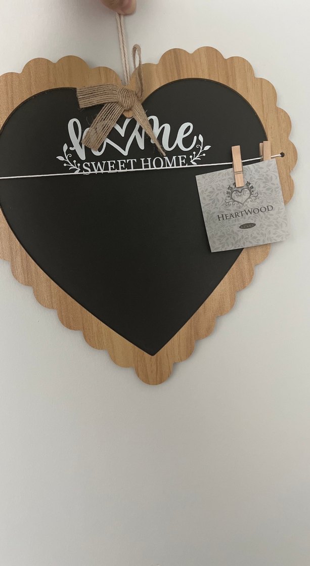 Kalp Şeklinde Ahşap Ev Dekoru - Görsel 2