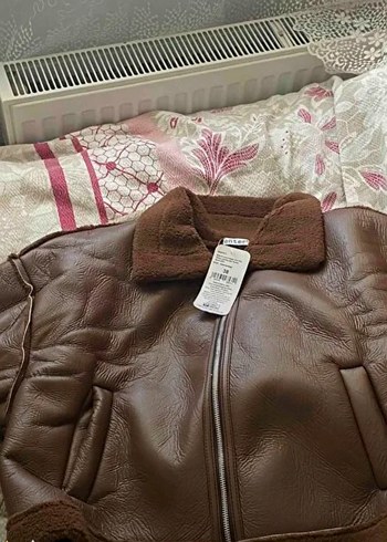 Kahverengi Kürklü Deri Kadın Ceket - Görsel 3