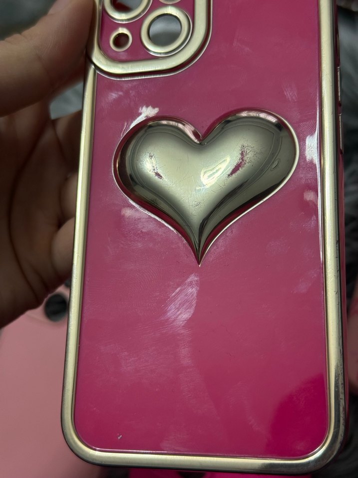 Parlak Pembe Bohem Telefon Kılıfı - Görsel 2