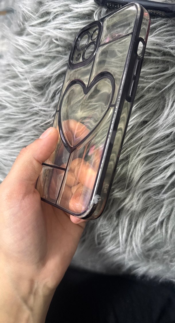 Pullu Gri ve Pembe Gotik Telefon Kılıfları - Görsel 3