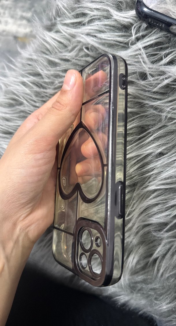 Pullu Gri ve Pembe Gotik Telefon Kılıfları - Görsel 4