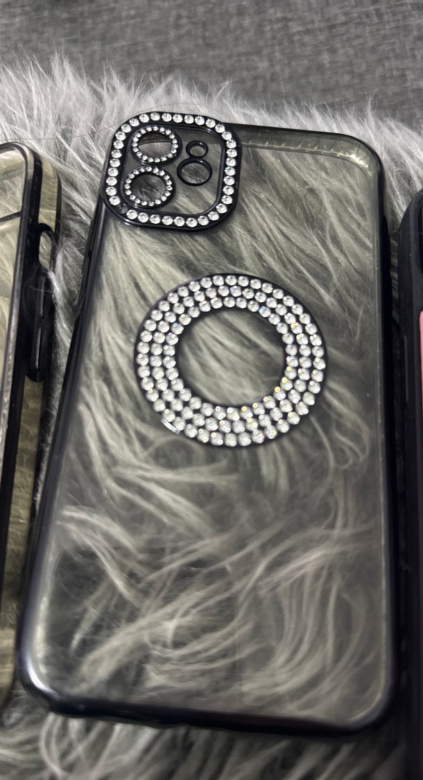 Pullu Gri ve Pembe Gotik Telefon Kılıfları - Görsel 2