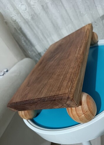 Diğer Ahşap torna ayaklı sunum ceviz 20x34