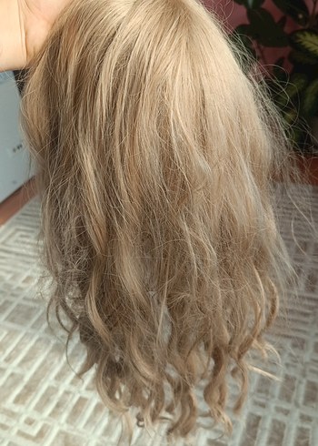 Sarı Peruk saç - Görsel 2