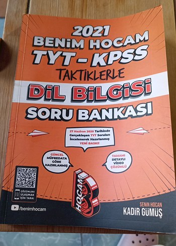 2021 Benim Hocam TYT-KPSS Dil Bilgisi Tertemiz Soru Bankası