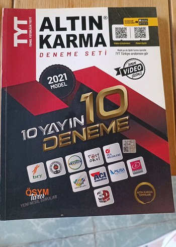 Altın Karma TYT 10 Yayın Deneme Seti 2021 Model