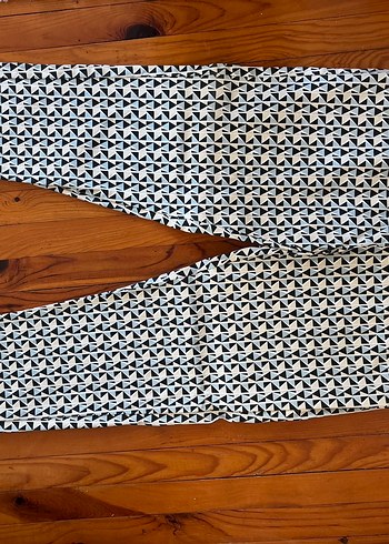 Kadın Gri Pilili Uzun Kumaş Pantolon - Görsel 5