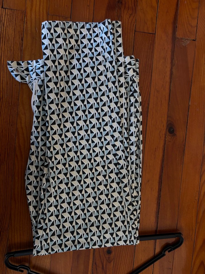 Kadın Gri Pilili Uzun Kumaş Pantolon - Görsel 2