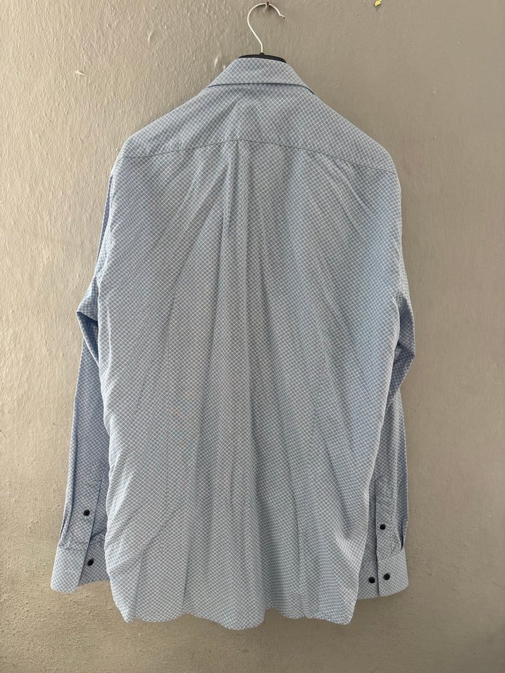 Kiğılı Gri Erkek Uzun Kollu Regular Fit Gömlek - Görsel 3