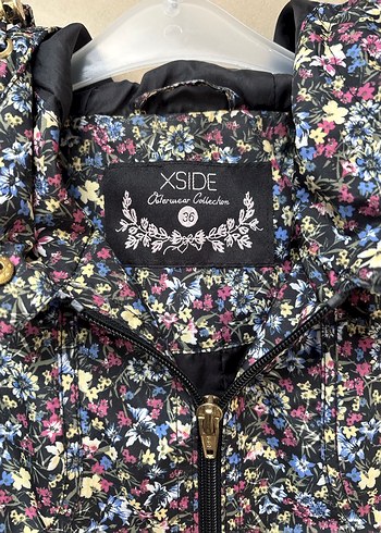 Kadın Çok Renkli Kapüşonlu Midi yağmurluk - Görsel 4