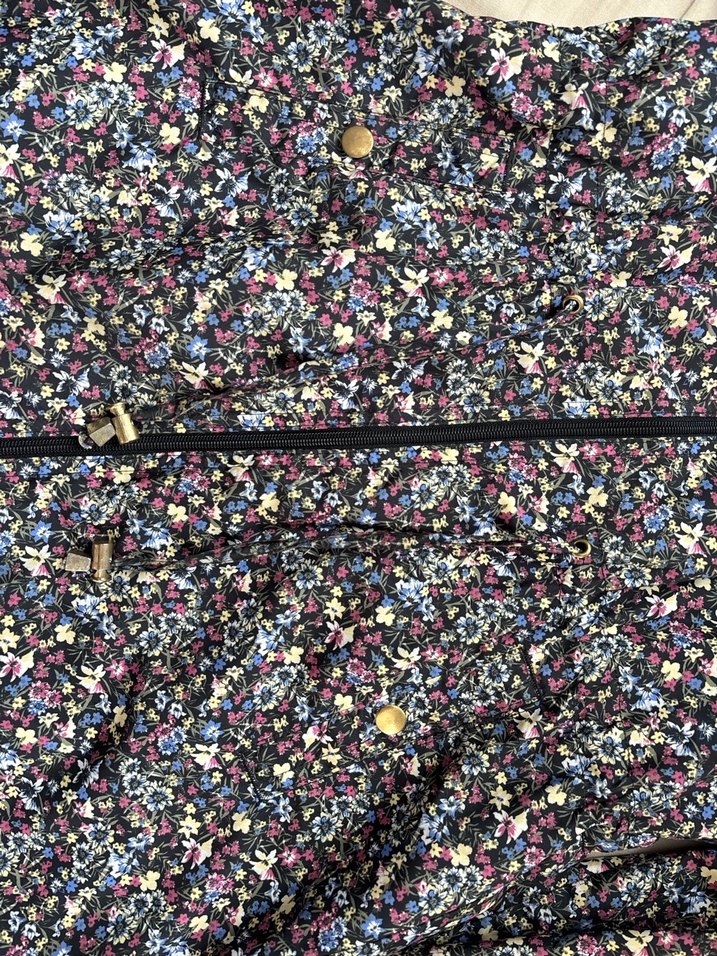 Kadın Çok Renkli Kapüşonlu Midi yağmurluk - Görsel 3