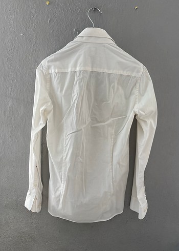 Tween Düğmeli Erkek Beyaz Gömlek - Görsel 3