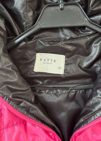 Pembe Kapüşonlu Fermuarlı Kadın Ceket - Görsel 3