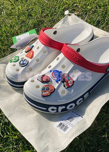 Crocs Renkli Baskılı Crocs Terlik
